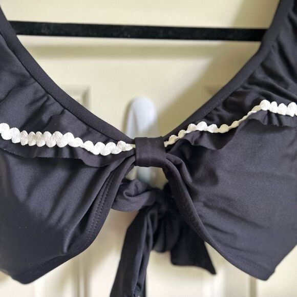 GB girls Youth Two Piece Swimsuit Rick Rack Flounce Bralette - Picture 6 of 7